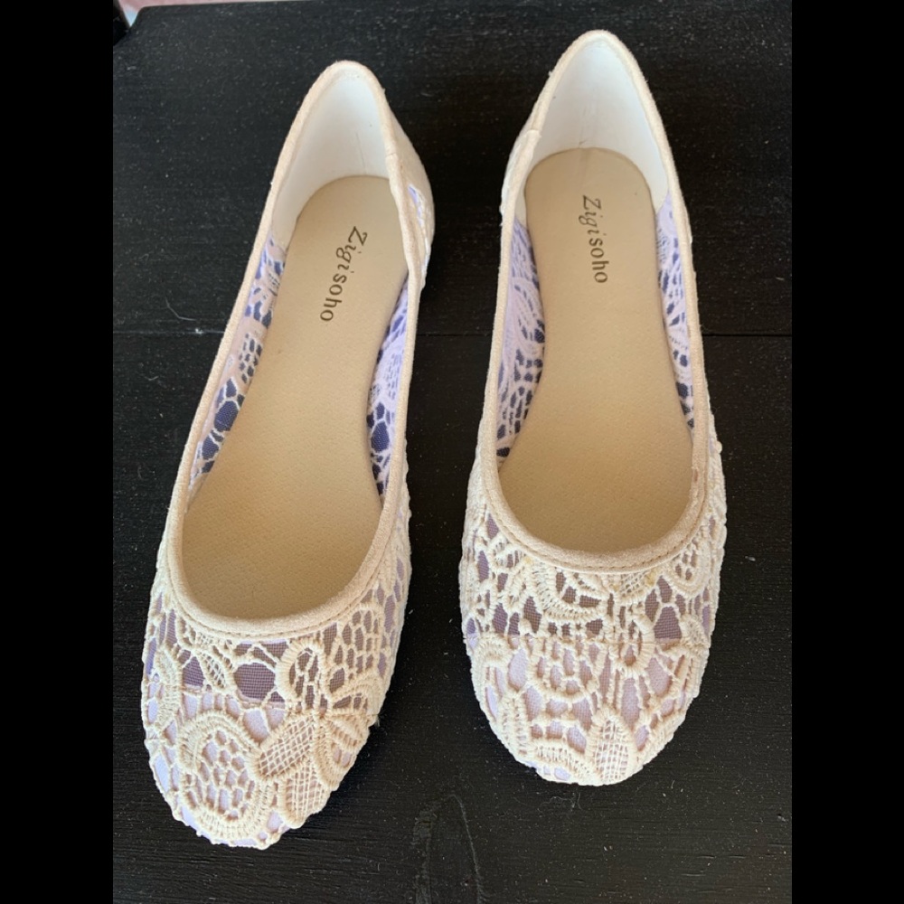 Lace Ballerina Flats